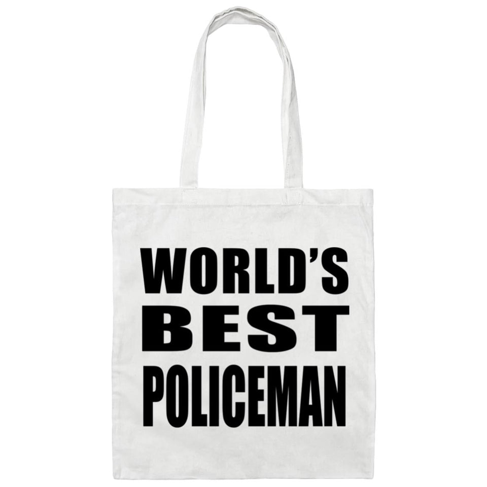 World's Best Policeman - Tote Bag White