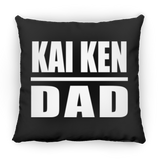 Kai Ken Dad - Throw Pillow Black