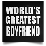 World's Greatest Boyfriend - Poster Square