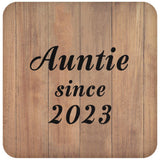 Auntie Since 2023 - Drink Coaster C