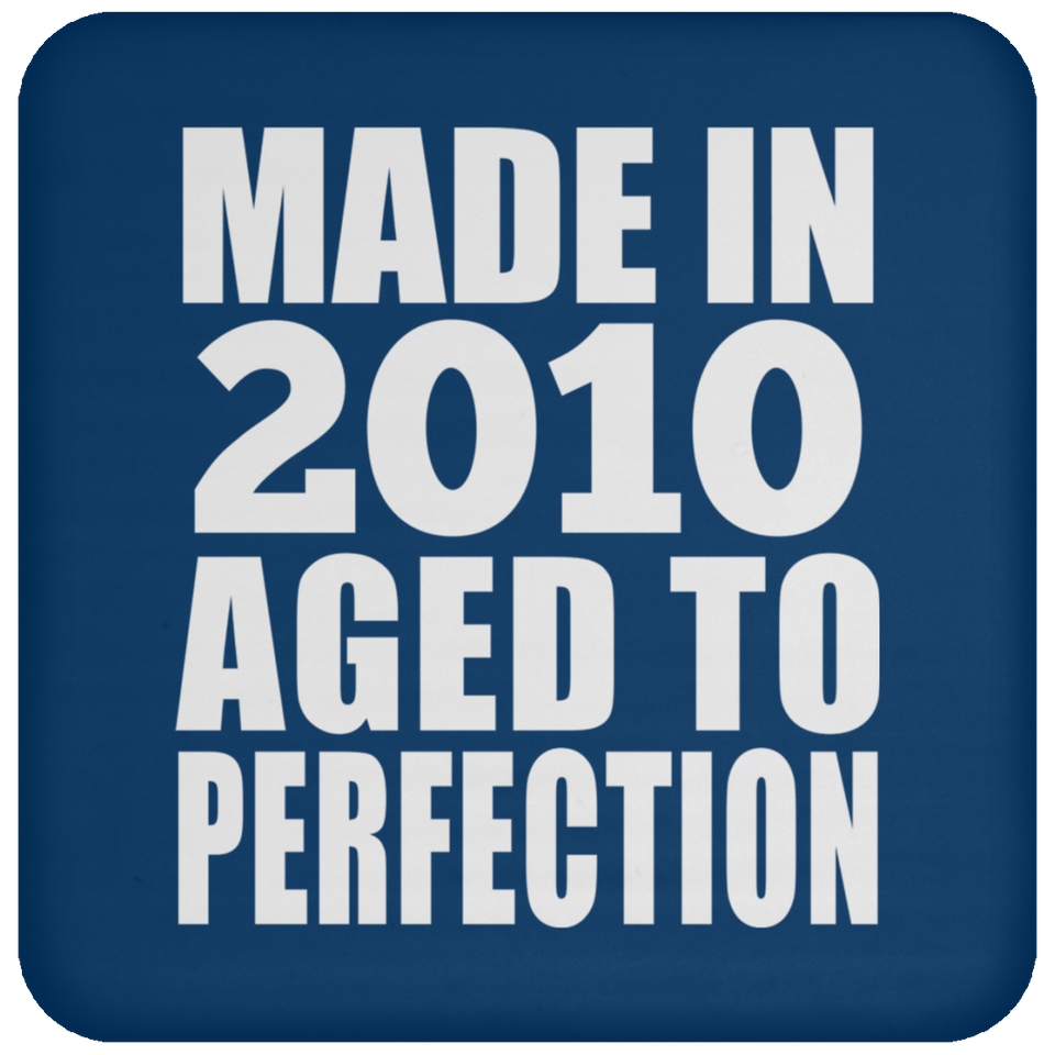 14th Birthday Made In 2010 Aged to Perfection - Drink Coaster