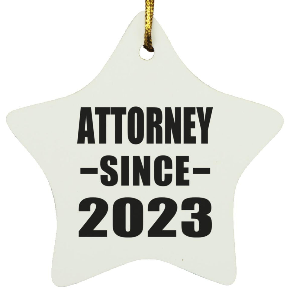 Attorney Since 2023 - Star Ornament