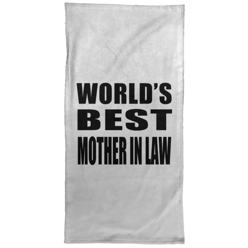 World's Best Mother In Law - Hand Towel
