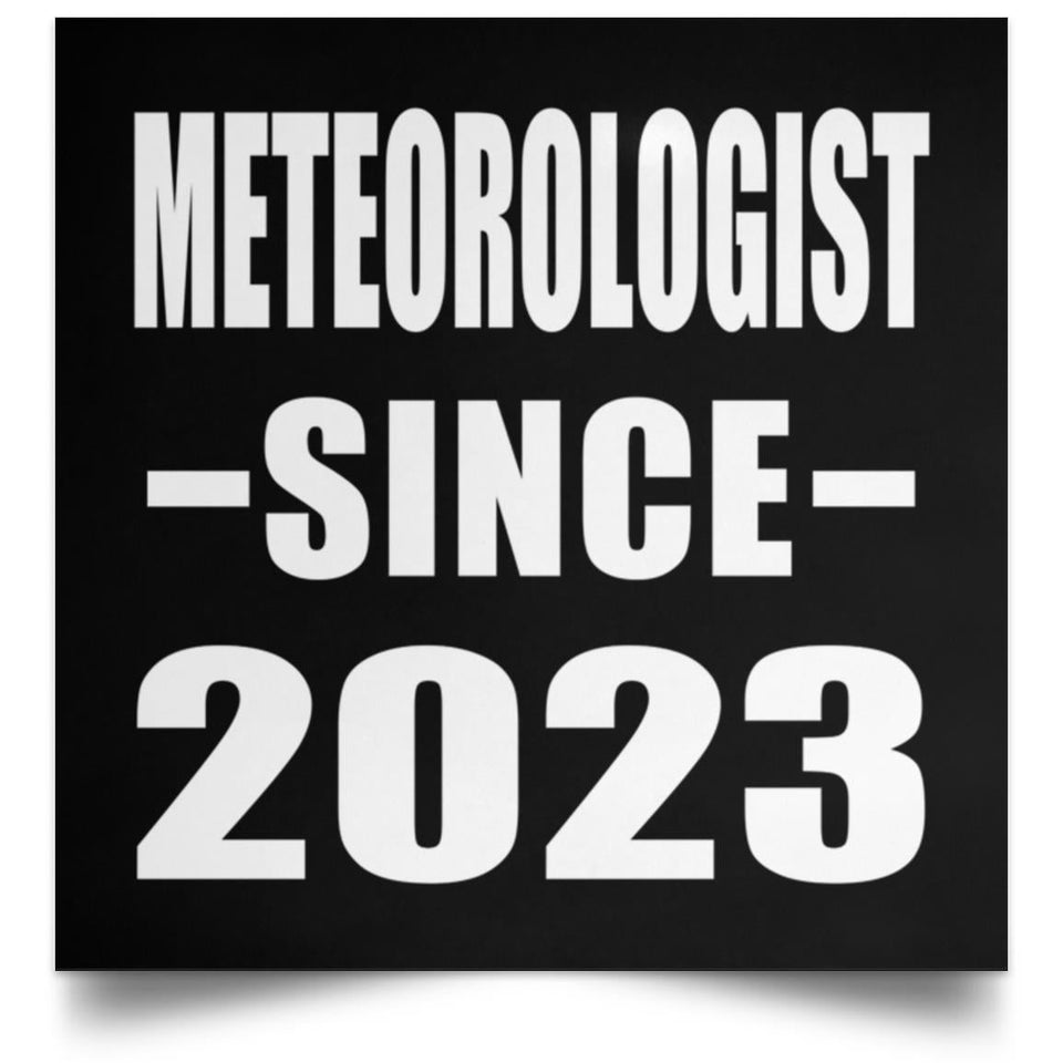 Meteorologist Since 2023 - Poster Square