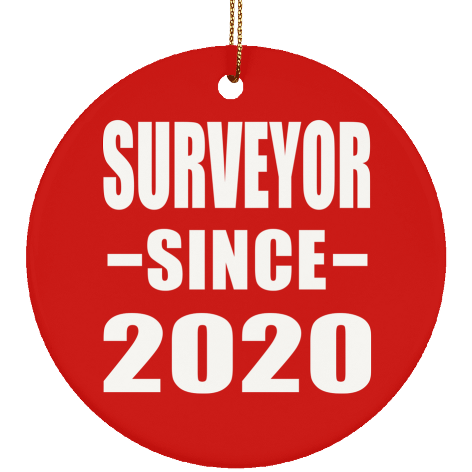 Surveyor Since 2020 - Circle Ornament
