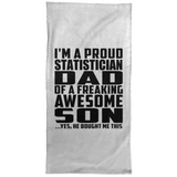 Proud Statistician Dad Of Awesome Son - Hand Towel