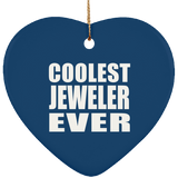 Coolest Jeweler Ever - Heart Ornament