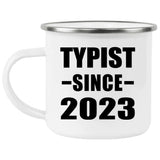 Typist Since 2023 - 12oz Camping Mug