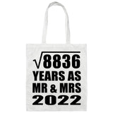 94th Anniversary Square Root of 8836 Years As Mr & Mrs 2022 - Tote Bag White