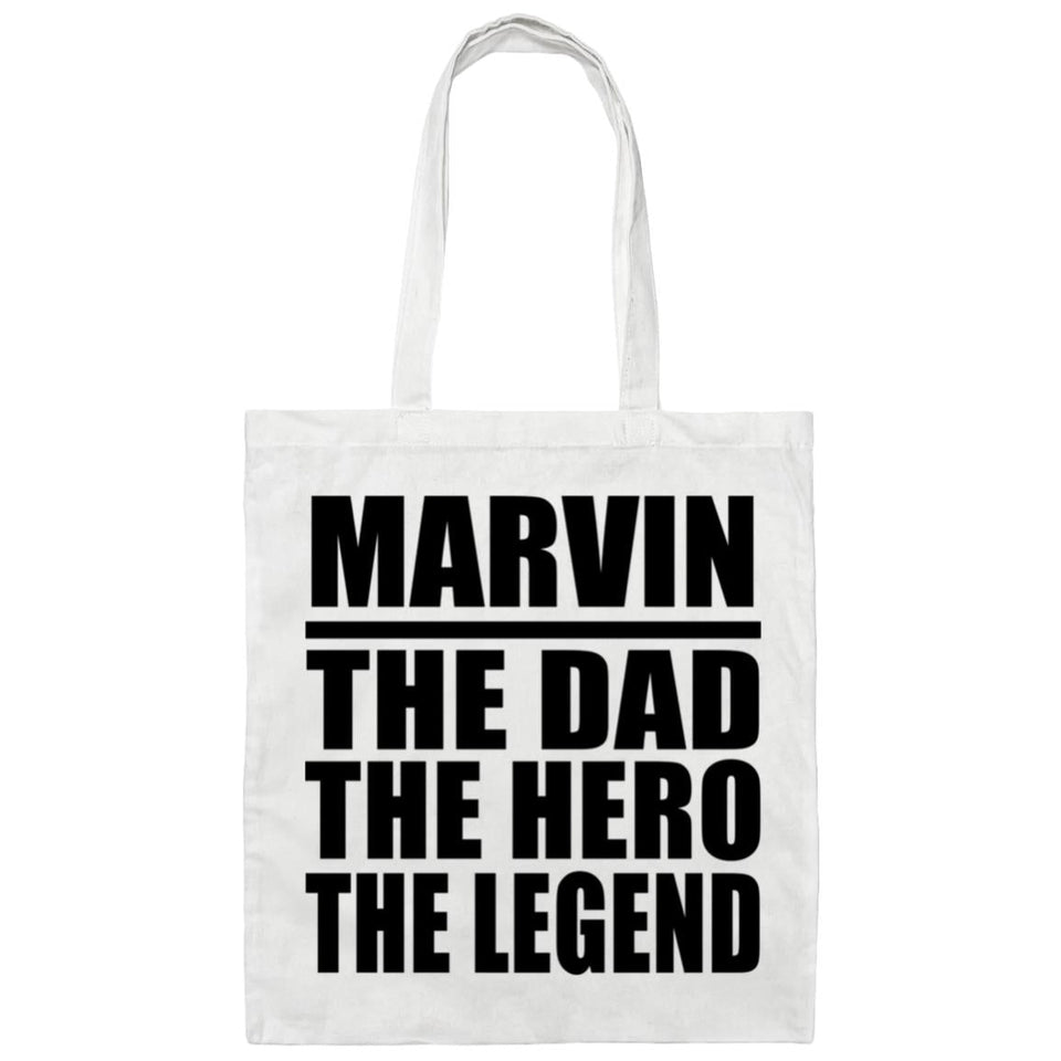 Marvin The Dad The Hero The Legend - Tote Bag White