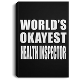 World's Okayest Health Inspector - Canvas Portrait