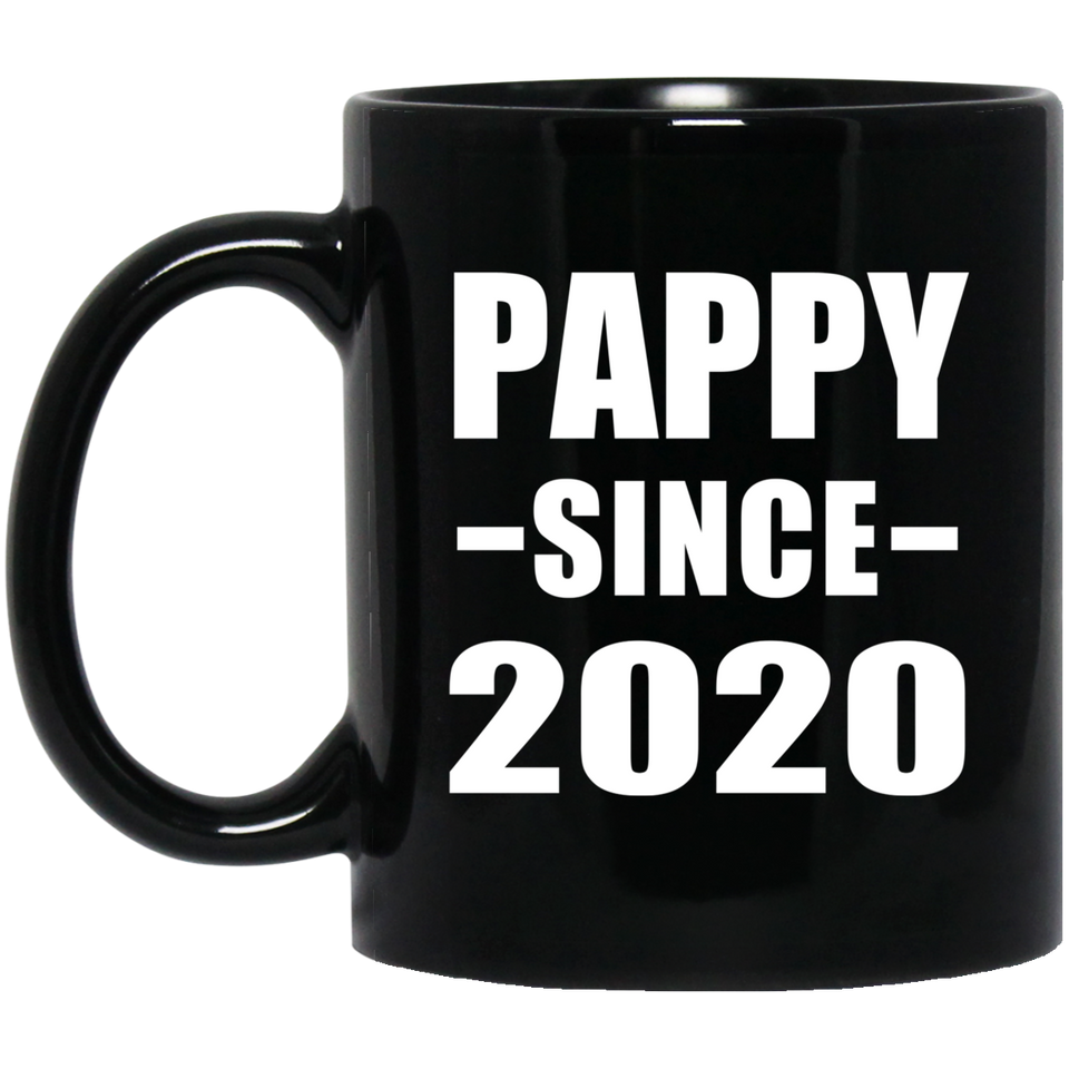 Pappy Since 2020 - 11oz Coffee Mug Black