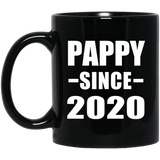 Pappy Since 2020 - 11oz Coffee Mug Black