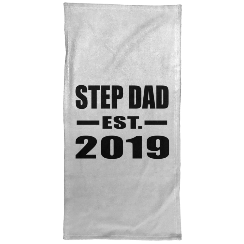 Step Dad Established EST. 2019 - Hand Towel