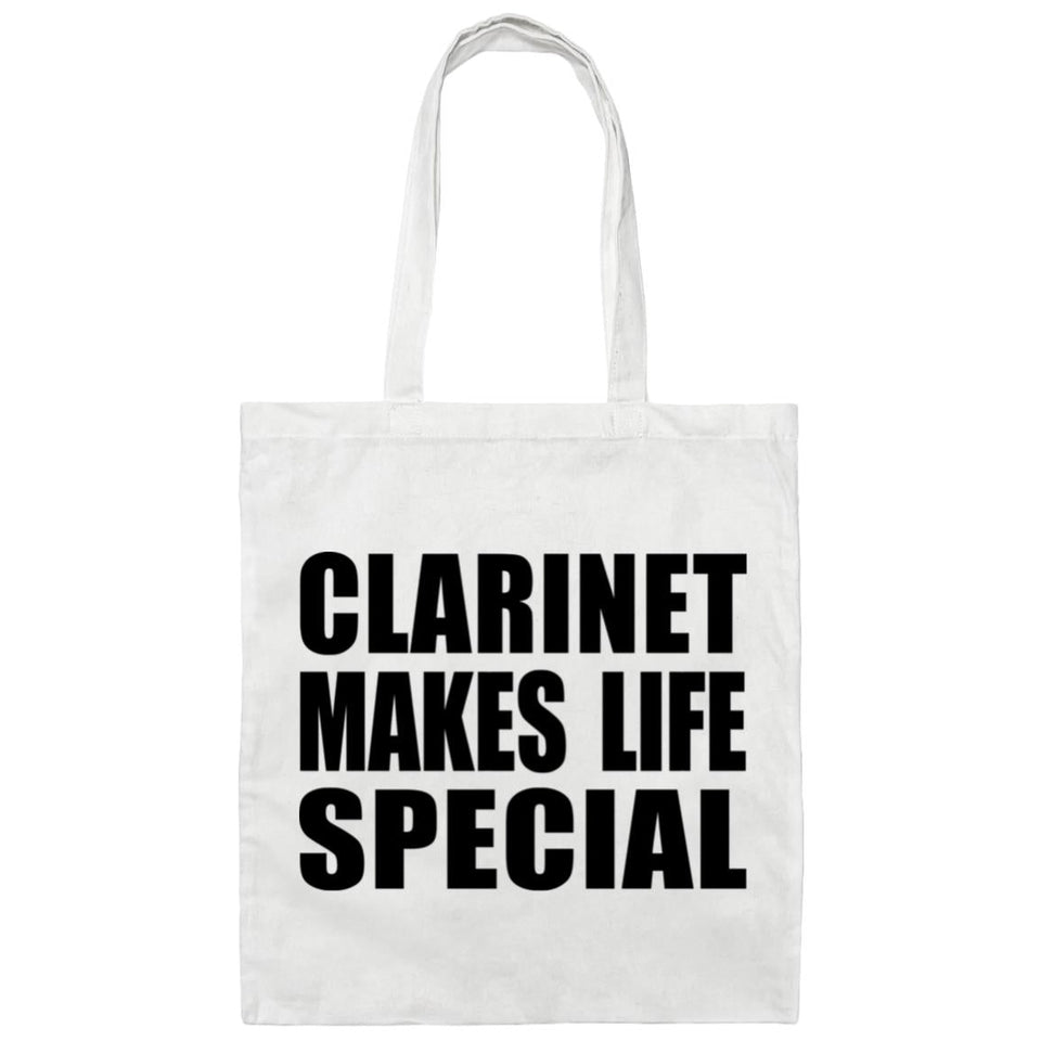Clarinet Makes Life Special - Tote Bag White