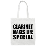 Clarinet Makes Life Special - Tote Bag White