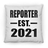 Reporter Established EST. 2021 - Throw Pillow