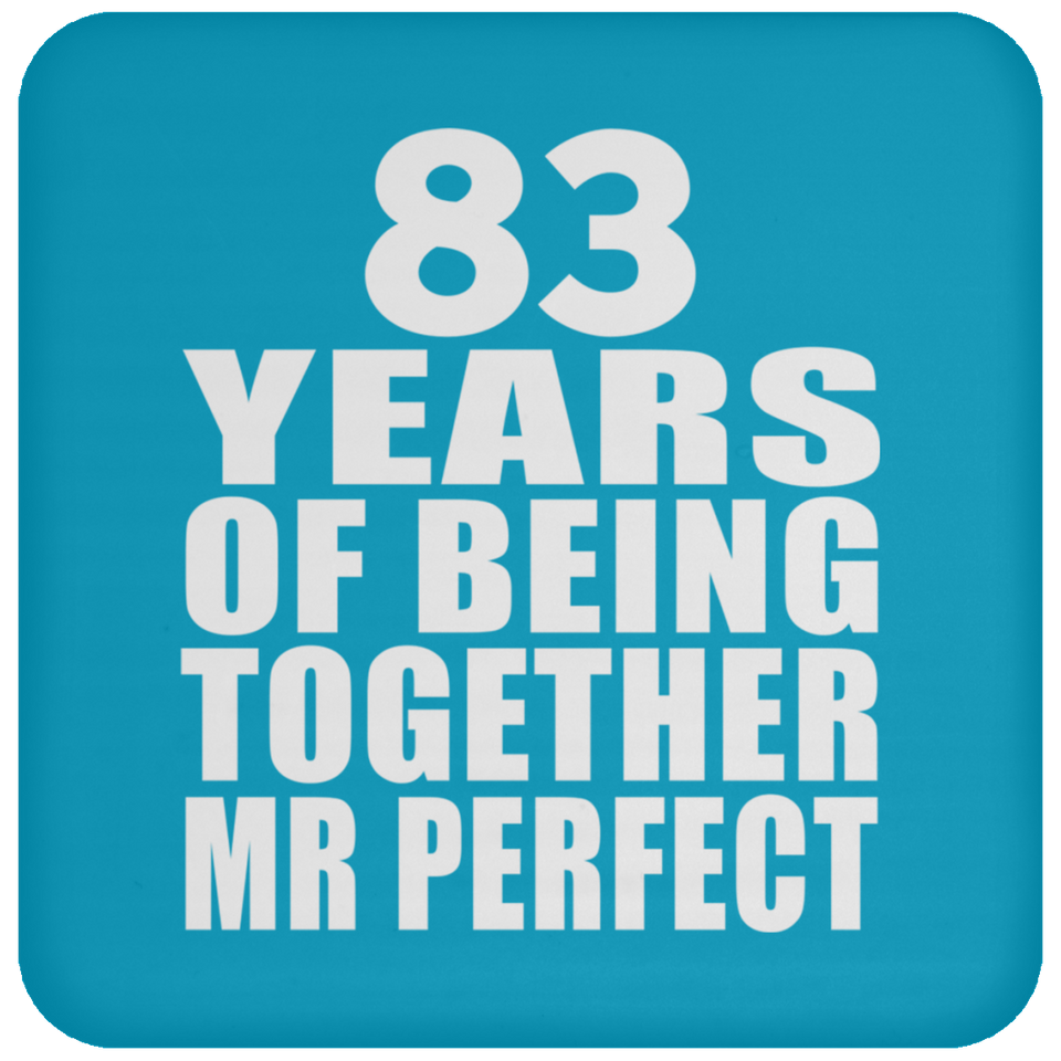 83rd Anniversary 83 Years Of Being Mr Perfect - Drink Coaster