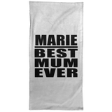 Marie Best Mum Ever - Hand Towel