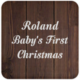 Roland Baby's First Christmas - Drink Coaster D
