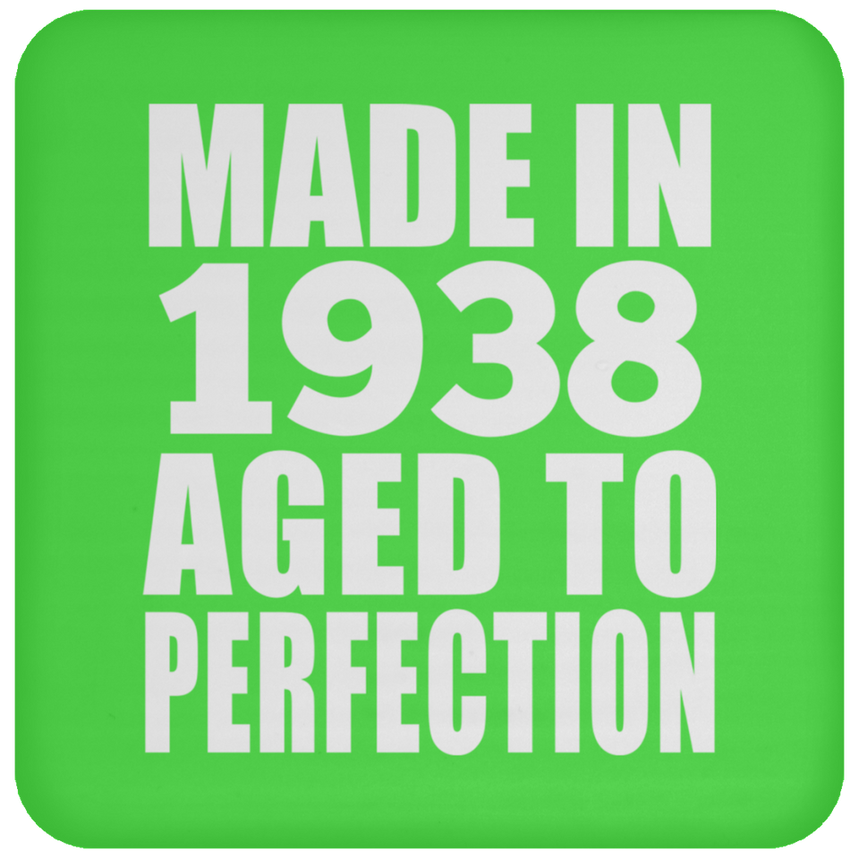 86th Birthday Made In 1938 Aged to Perfection - Drink Coaster