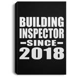 Building Inspector Since 2018 - Canvas Portrait