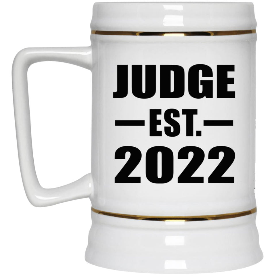 Judge Established EST. 2022 - Beer Stein