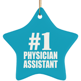 Number One #1 Physician Assistant - Star Ornament
