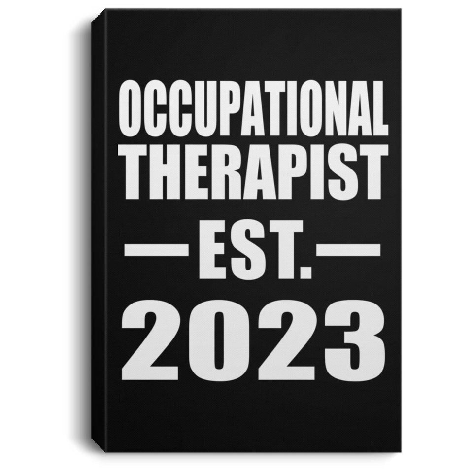 Occupational Therapist Established EST. 2023 - Canvas Portrait
