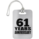 61st Anniversary 61 Years Anniversary - Luggage Bag Tag