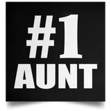 Number One #1 Aunt - Poster Square