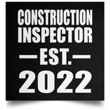 Construction Inspector Established EST. 2022 - Poster Square