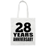 28th Anniversary 28 Years - Tote Bag White