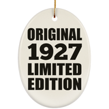 97th Birthday Original 1927 Limited Edition - Oval Ornament