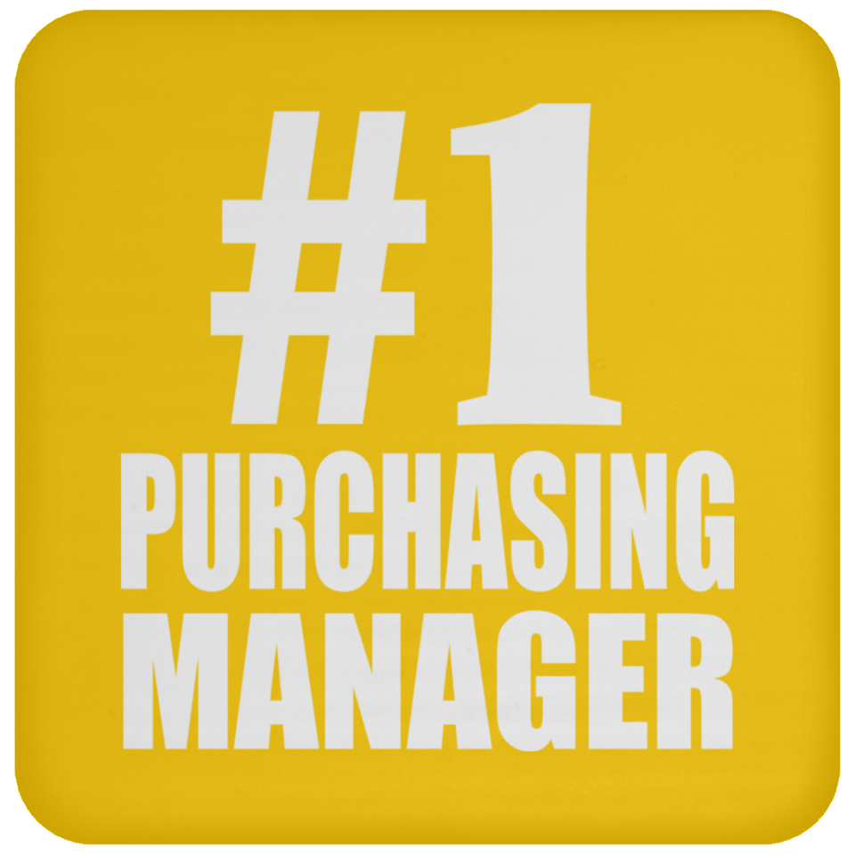 Number One #1 Purchasing Manager - Drink Coaster