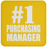 Number One #1 Purchasing Manager - Drink Coaster