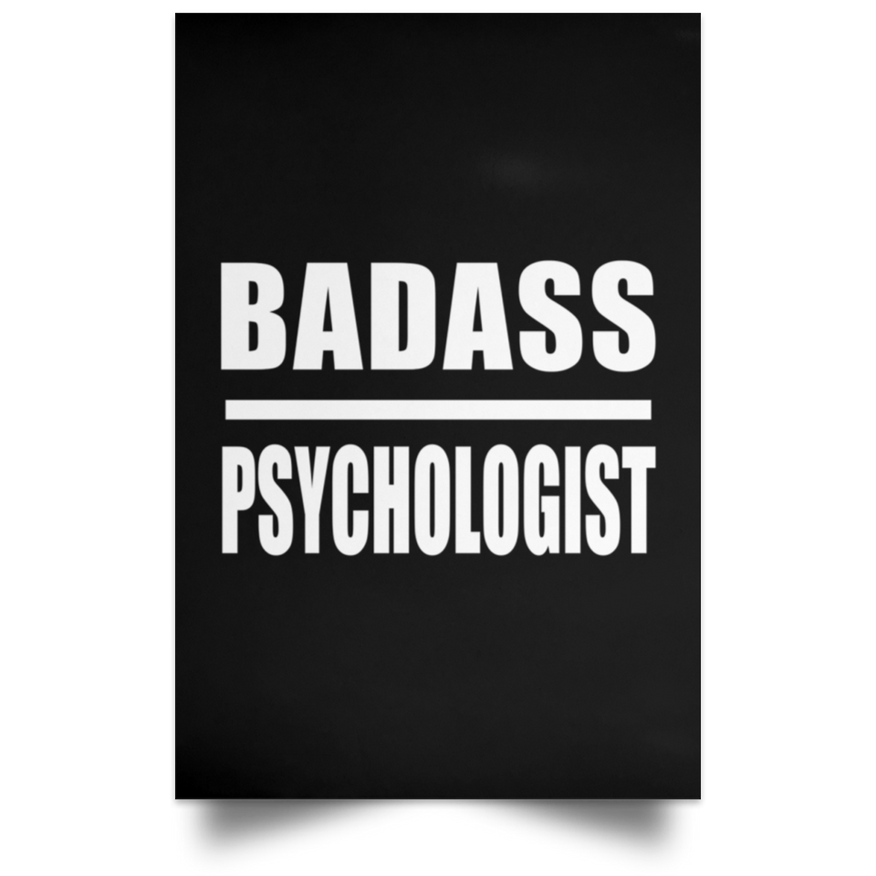 Badass Psychologist - Poster Portrait
