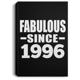28th Birthday Fabulous Since 1996 - Canvas Portrait