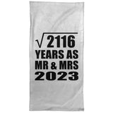 46th Anniversary Square Root of 2116 Years As Mr & Mrs 2023 - Hand Towel