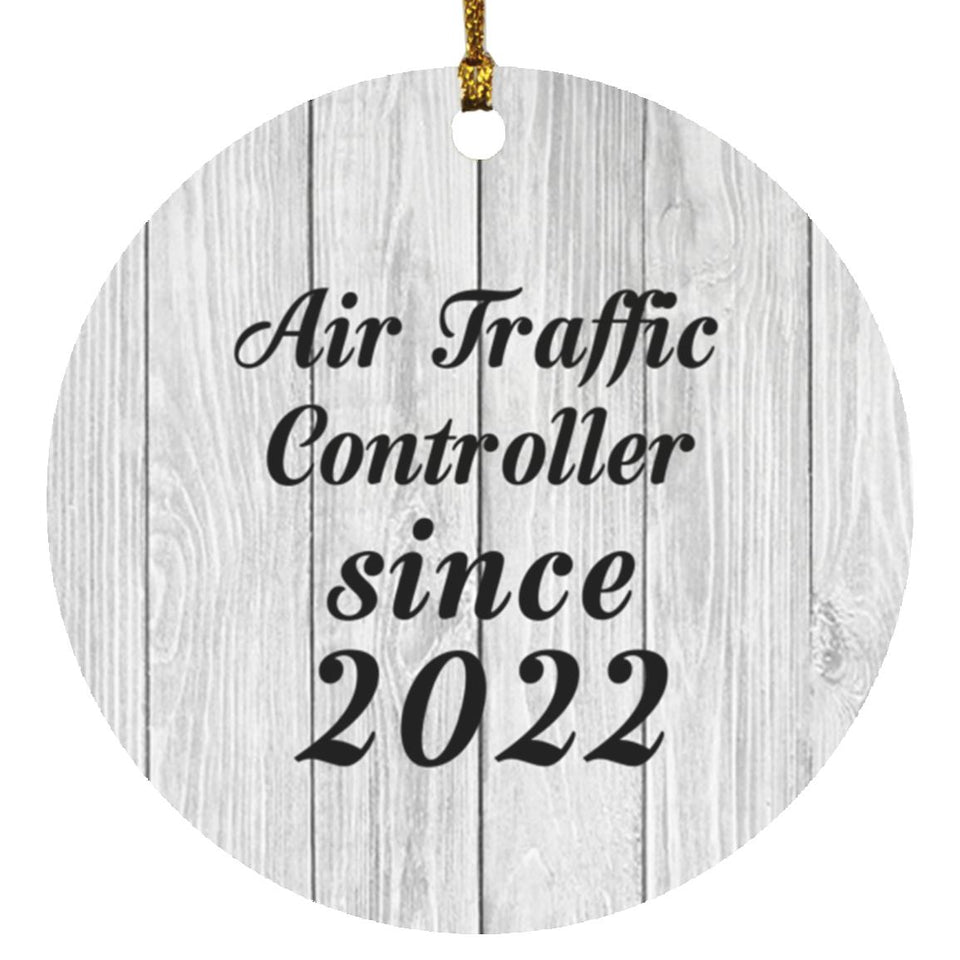 Air Traffic Controller Since 2022 - Circle Ornament F