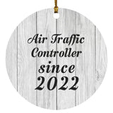 Air Traffic Controller Since 2022 - Circle Ornament F