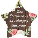 First Christmas As an Amazing Classmate - Star Ornament A