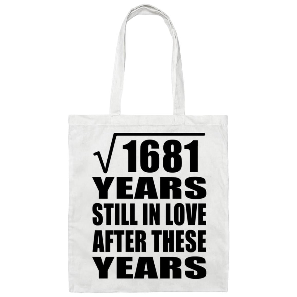 41st Anniversary Square Root of 1681 Years Still In Love - Tote Bag White