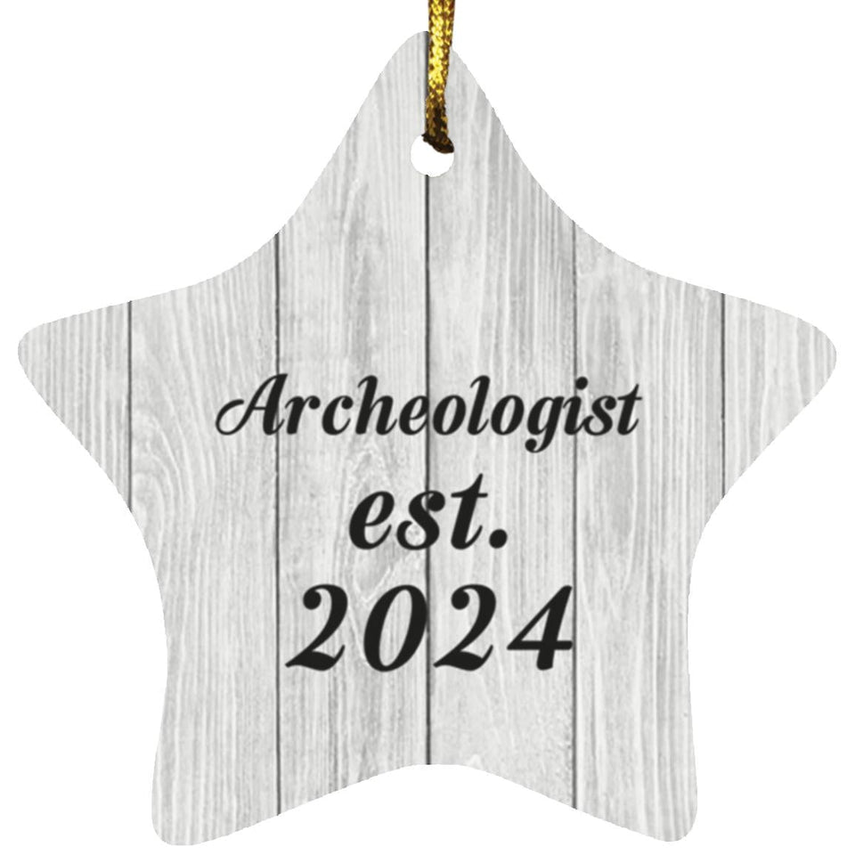 Archeologist Established Est. 2024 - Star Ornament F