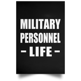 Military Personnel Life - Poster Portrait