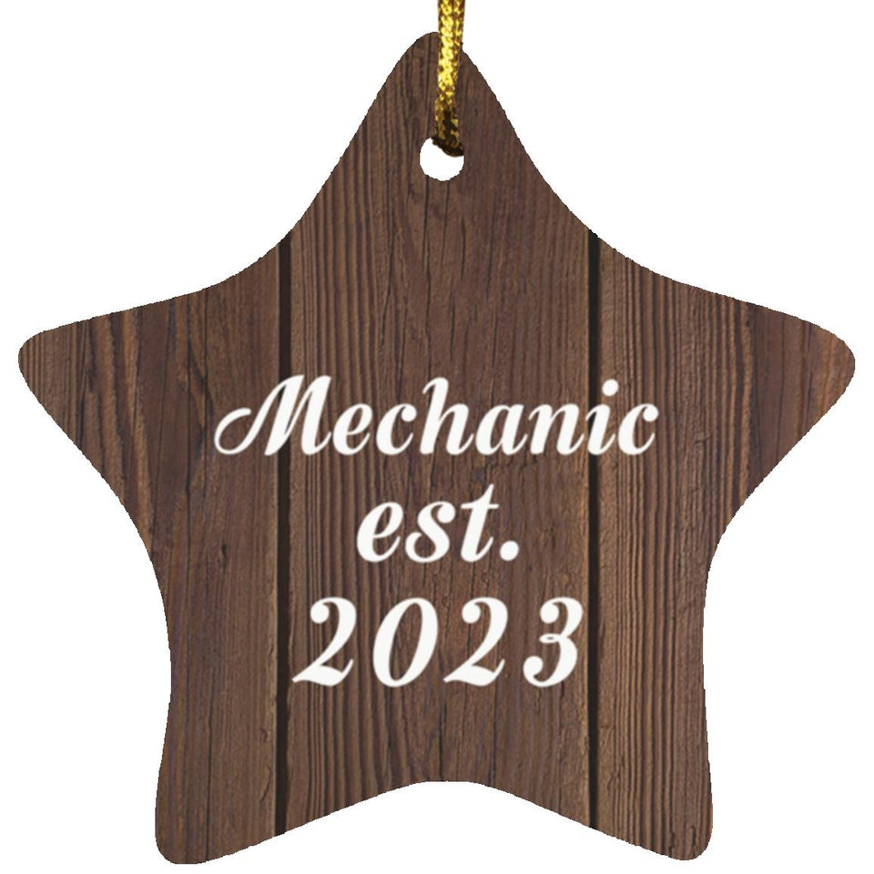 Mechanic Established Est. 2023 - Star Ornament D