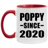 Poppy Since 2020 - 11oz Accent Mug Red