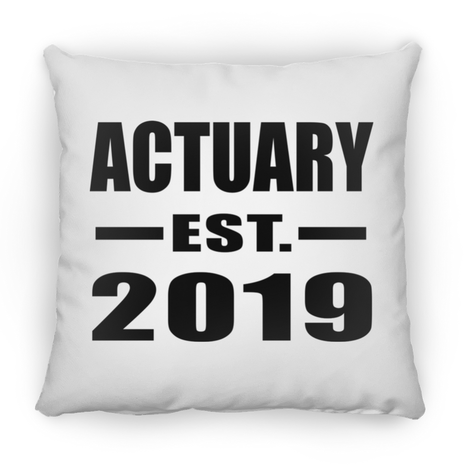 Actuary Established EST. 2019 - Throw Pillow