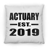 Actuary Established EST. 2019 - Throw Pillow