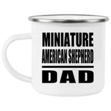 Miniature American Shepherd Dad - 12oz Camping Mug